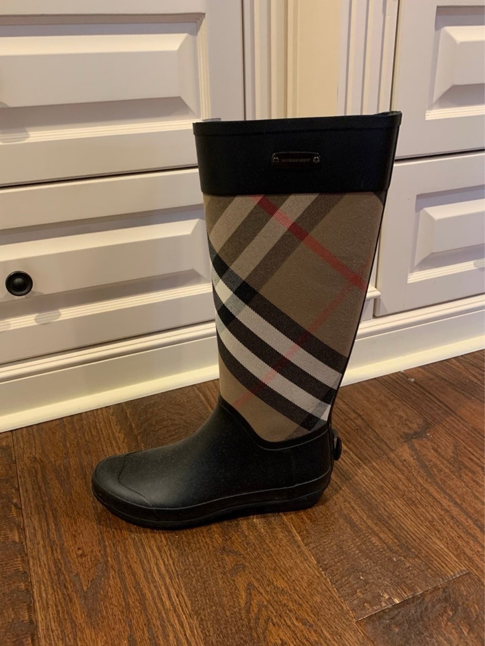 BURBERRY CLEMENCE HOUSE CHECK RAIN BOOTS